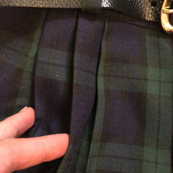 VINTAGE ‘92 Tofay Pleated Bermuda Plaid DeadStock - Picture 12 of 14